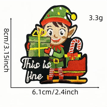 Christmas Patches (Iron-On)