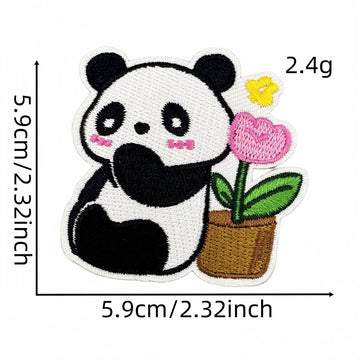 Panda ① Patches (Iron-On)