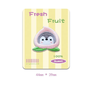 Fresh penguin Fruit Embroidered Patches - Multiple Designs Available - CheerCove