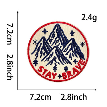 Outdoor Fishing & Camping Patches (Iron-On) - CheerCove