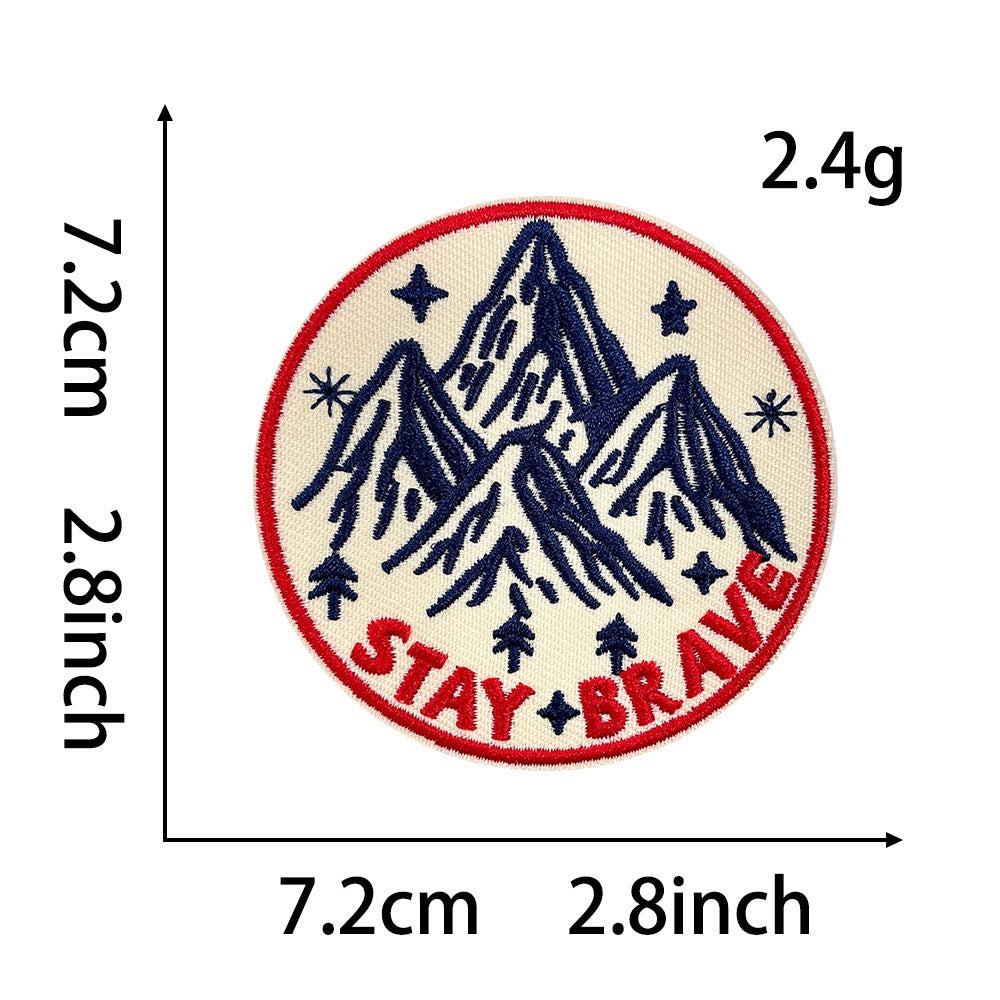 Outdoor Fishing & Camping Patches (Iron-On) - CheerCove