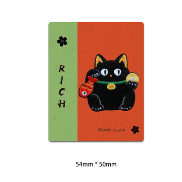 Lucky Beckoning Cat Patches(Stick-On)