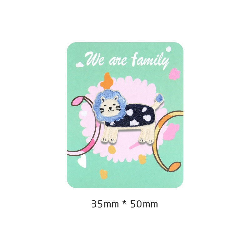Lion Family Embroidered Patches - Multiple Designs Available - CheerCove