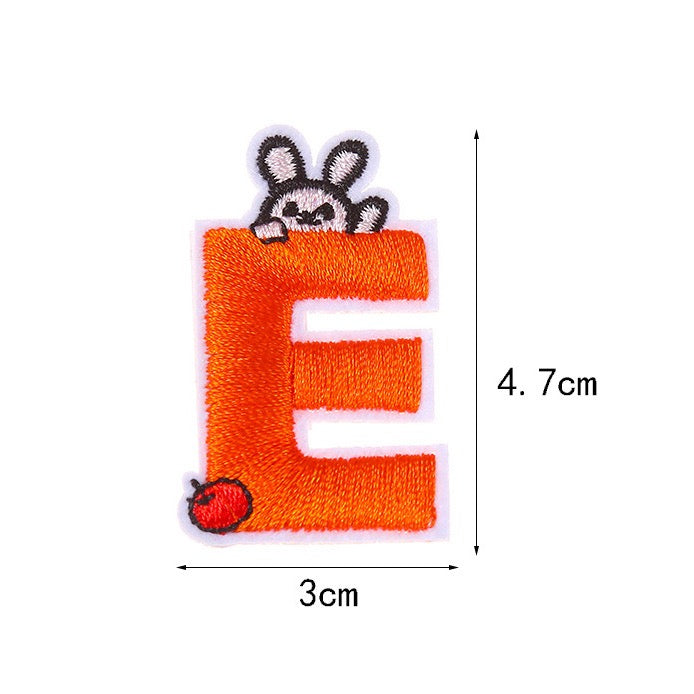 Animal Alphabet Embroidered Patches - CheerCove