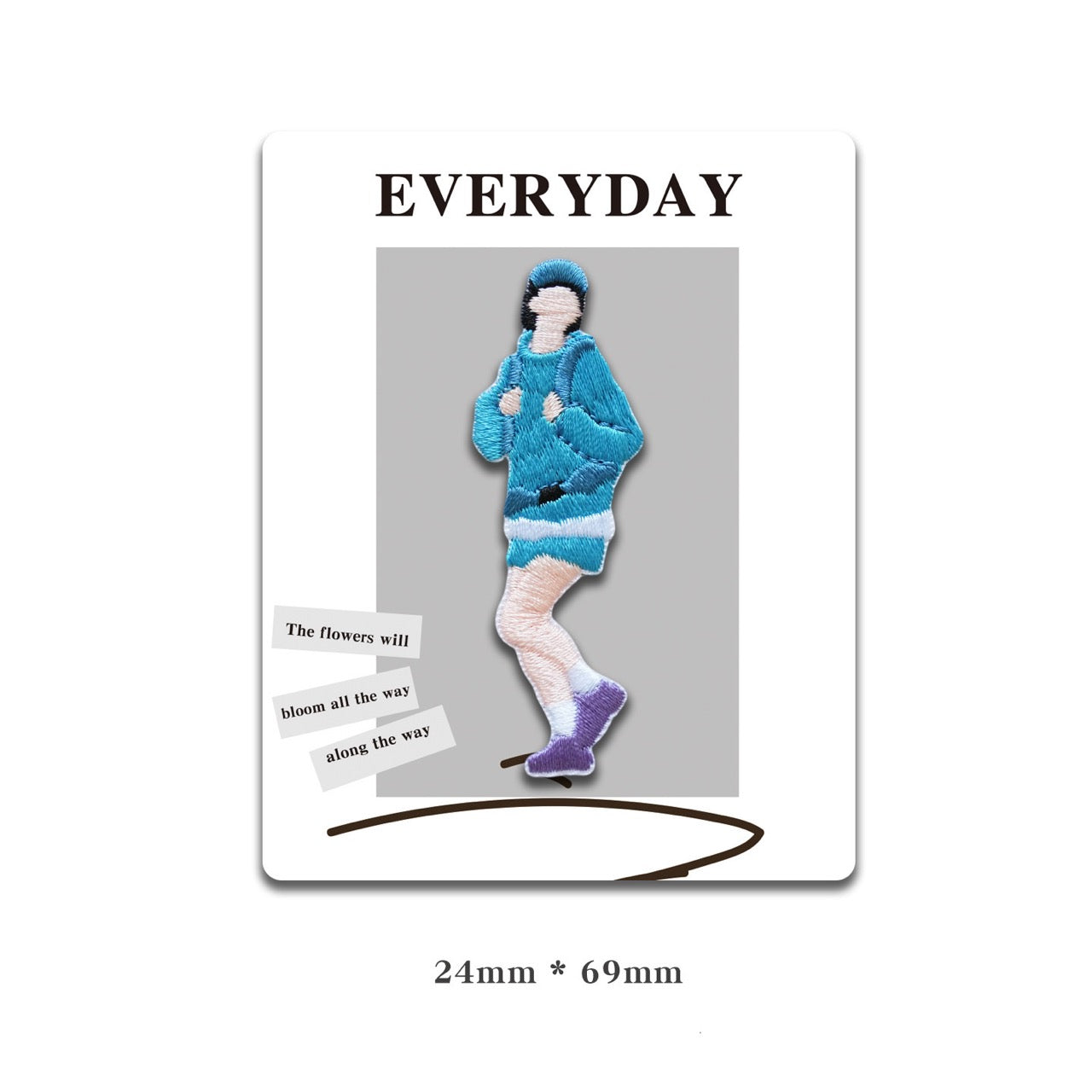 Urban Chic Girl Embroidered Patches - Multiple Designs Available - CheerCove