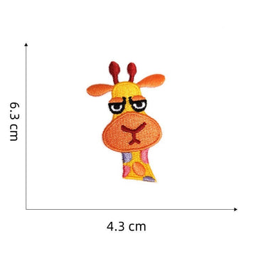 Giraffe Embroidered Patches - Multiple Designs Available - CheerCove