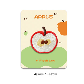 Apple Embroidered Patches - Multiple Designs Available - CheerCove