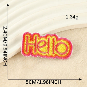 Rainbow Words Embroidered Patches ① - Multiple Designs Available - CheerCove