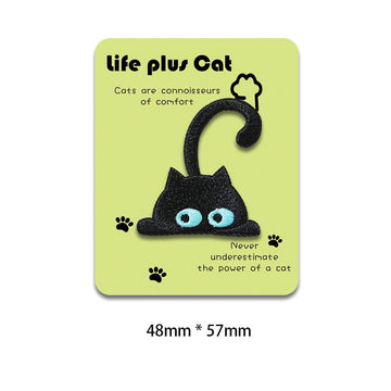 Life Plus Cat Embroidered Patches - Multiple Designs Available - CheerCove