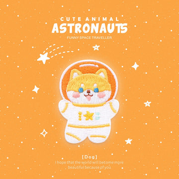 Cute Animal Astronauts Embroidered Patches - Multiple Designs Available - CheerCove