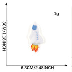 Rocket Embroidered Patches ② - Multiple Designs Available - CheerCove