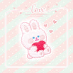 Sweet Dream Rabbit and Bear Embroidered Patches - Multiple Designs Available - CheerCove