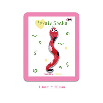 Lovely Snake Embroidered Patches - Multiple Designs Available - CheerCove