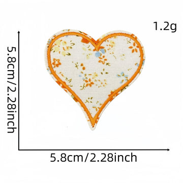 Floral Heart Embroidered Patches - Multiple Designs Available - CheerCove