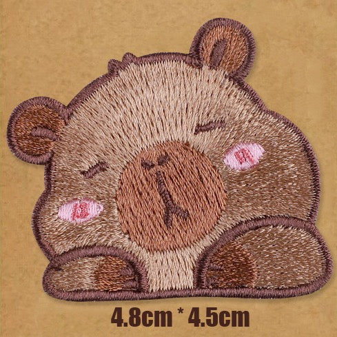 Derpy Capybara Patches (Stick-On)