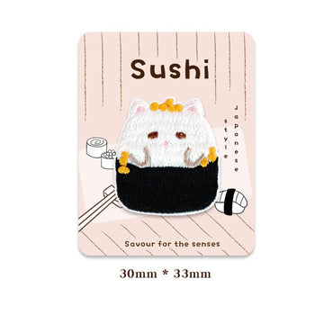 Sushi Embroidered Patches - Multiple Designs Available - CheerCove