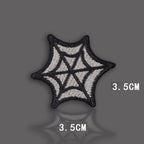 spider web embroidered stick-on patch
