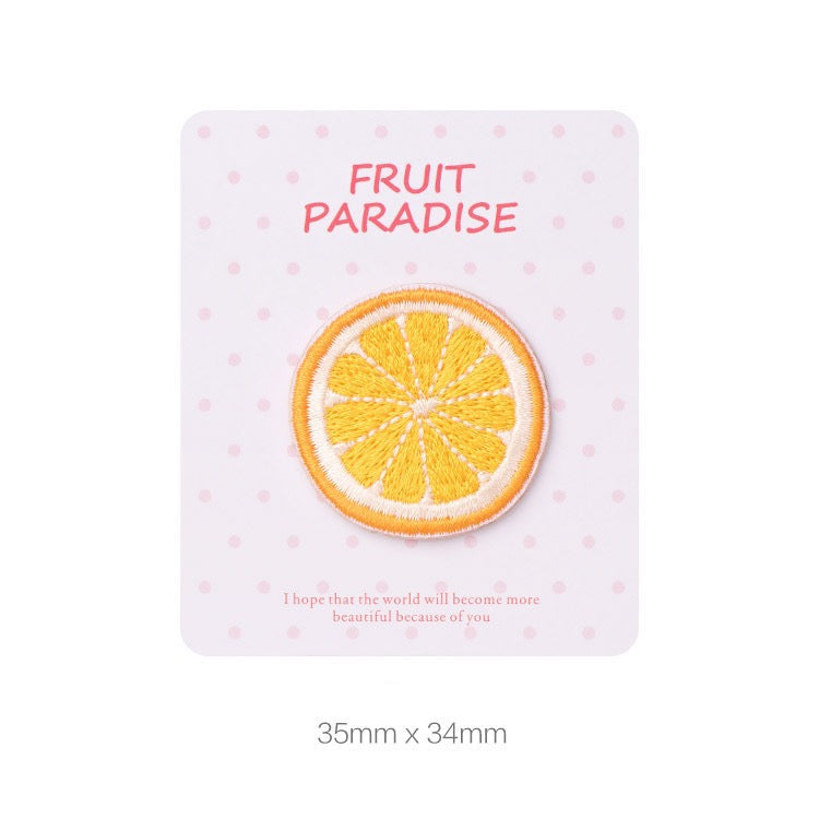 Juicy Fruit Embroidered Patches - Multiple Designs Available - CheerCove