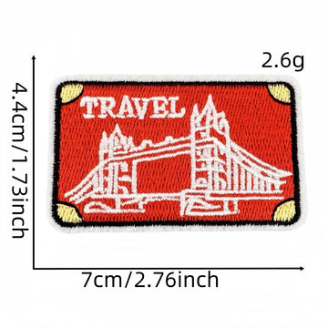 Iconic National Landscapes Patches (Iron-On)