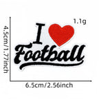 Football ② Patches (Iron-On)