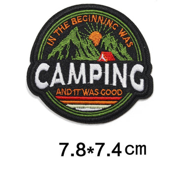Camping Vibes Patches (Stick-On)