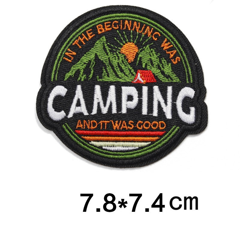 Camping Vibes Patches (Stick-On)