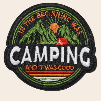 Camping Vibes Patches (Stick-On)