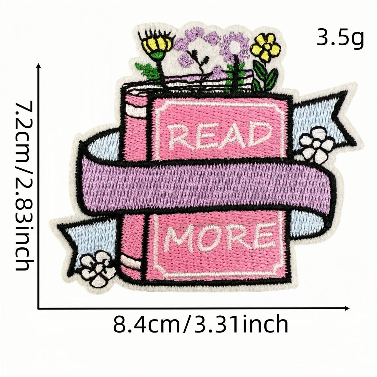 Books Patches (Iron-On)