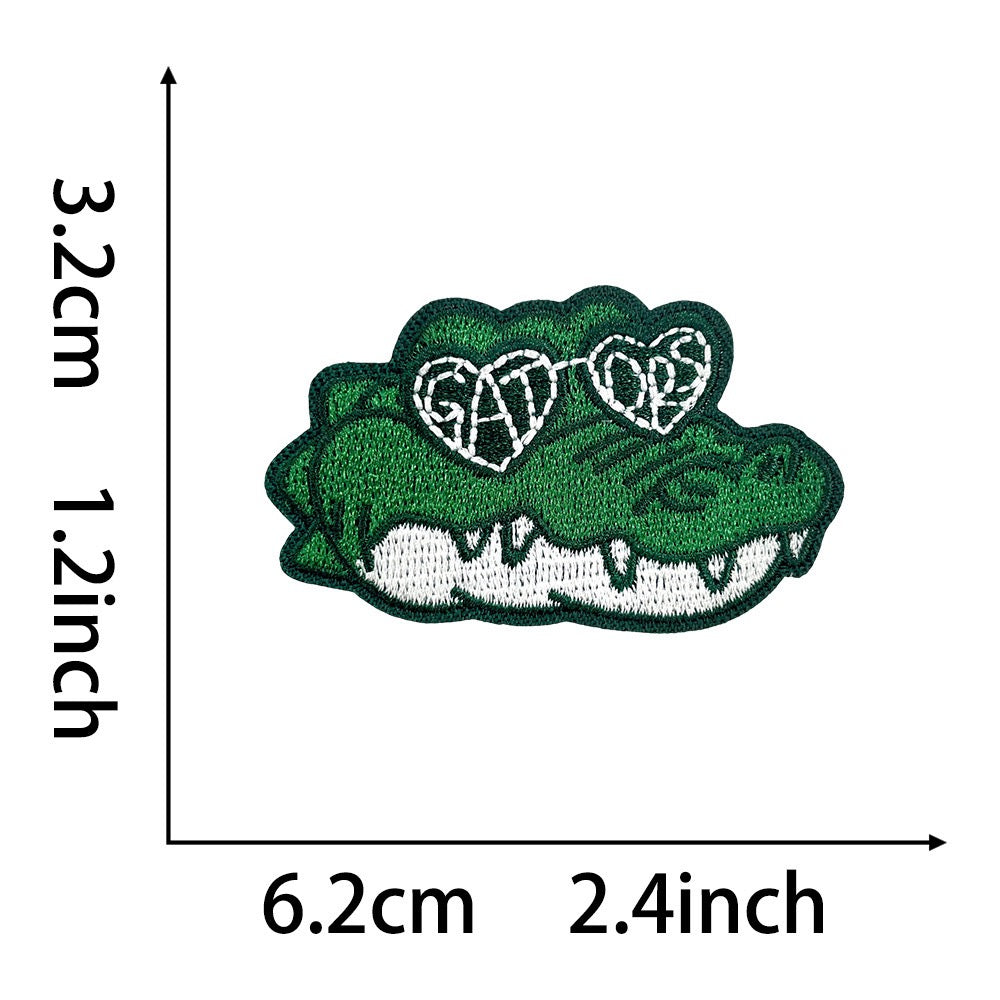 Crocodile Patches (Iron-On) - CheerCove