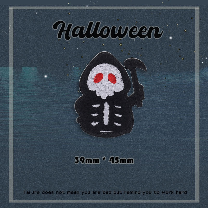 Halloween ② Embroidered Patches - Multiple Designs Available - CheerCove