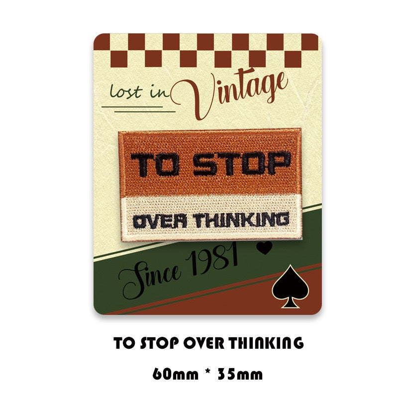 Vintage  Embroidered Patches - Multiple Designs Available - CheerCove