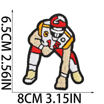 Game Day Football ② Patches (Iron-On) - CheerCove