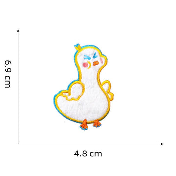 Cartoon Duck Embroidered Patches - Multiple Designs Available - CheerCove