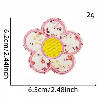 Floral Flower Embroidered Patches - Multiple Designs Available - CheerCove