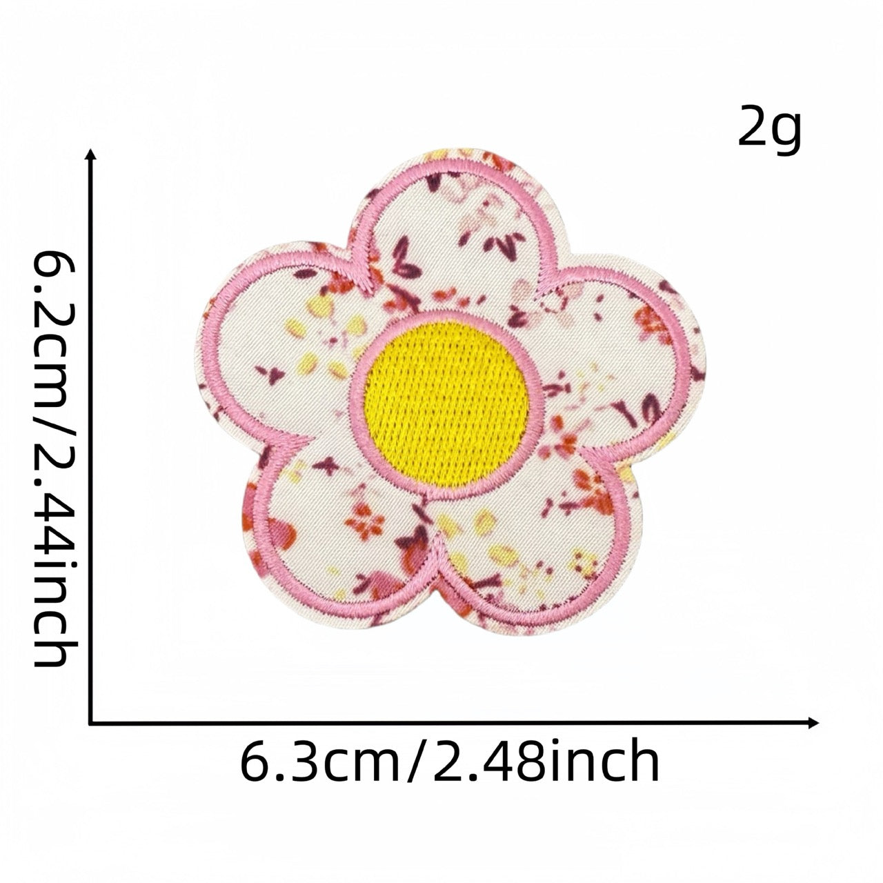 Floral Flower Embroidered Patches - Multiple Designs Available - CheerCove