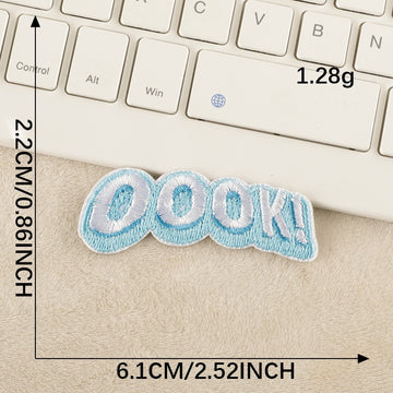 Everyday Words Embroidered Patches ① - Multiple Designs Available - CheerCove