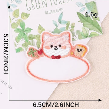 Write-On Name Embroidered Patches ② - Multiple Designs Available - CheerCove