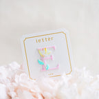 Cute Floral Alphabet Patches(Stick-On)