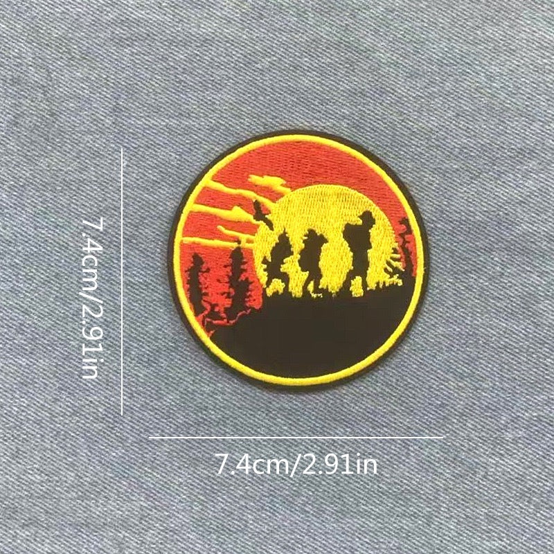Mountain Hiker Patches (Iron-On)