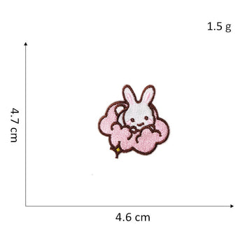 Moon with Clouds Planet Embroidered Patches - Multiple Designs Available - CheerCove