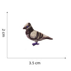 Dove and Bee Embroidered Patches - Multiple Designs Available - CheerCove