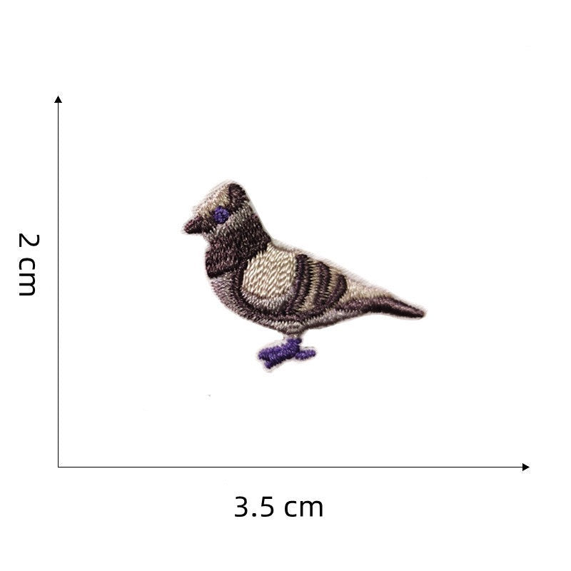 Dove and Bee Embroidered Patches - Multiple Designs Available - CheerCove