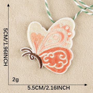 Botanical Butterfly Embroidered Patches - Multiple Designs Available - CheerCove