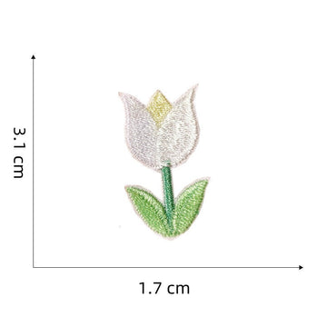 Tulip Embroidered Patches - Multiple Designs Available - CheerCove