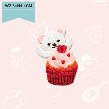 Animals with Desserts Patches(Stick-On)