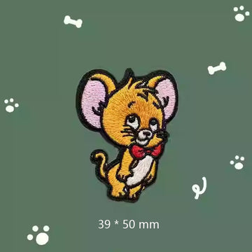 Cat and Mouse Patches(Stick-On)
