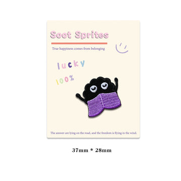 Reading Soot Sprite Embroidered Patches - Multiple Designs Available - CheerCove