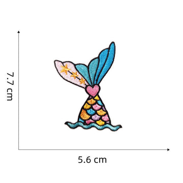 Mermaid Embroidered Patches - Multiple Designs Available - CheerCove