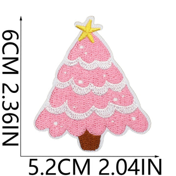 Christmas Tree Patches (Iron-On)