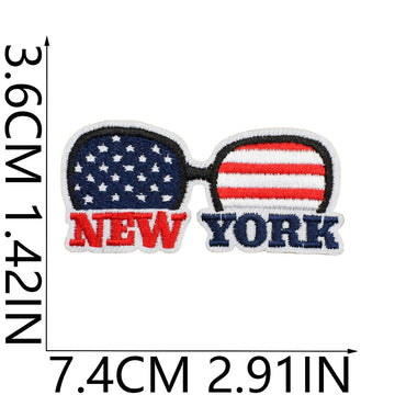 I Love NY Patches (Iron-On)